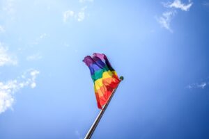 Photo Rainbow flag