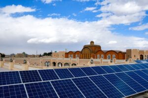 Photo Reducing Carbon Emissions through Solar Generator Adoption