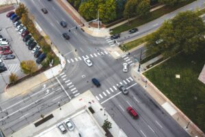 Photo Traffic intersection