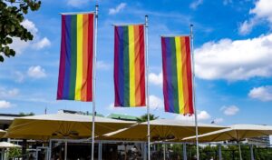 Photo Rainbow flag
